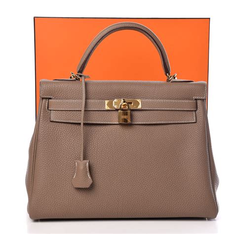 hermes kelly 32 retourne etoupe|Hermes kelly model 32.